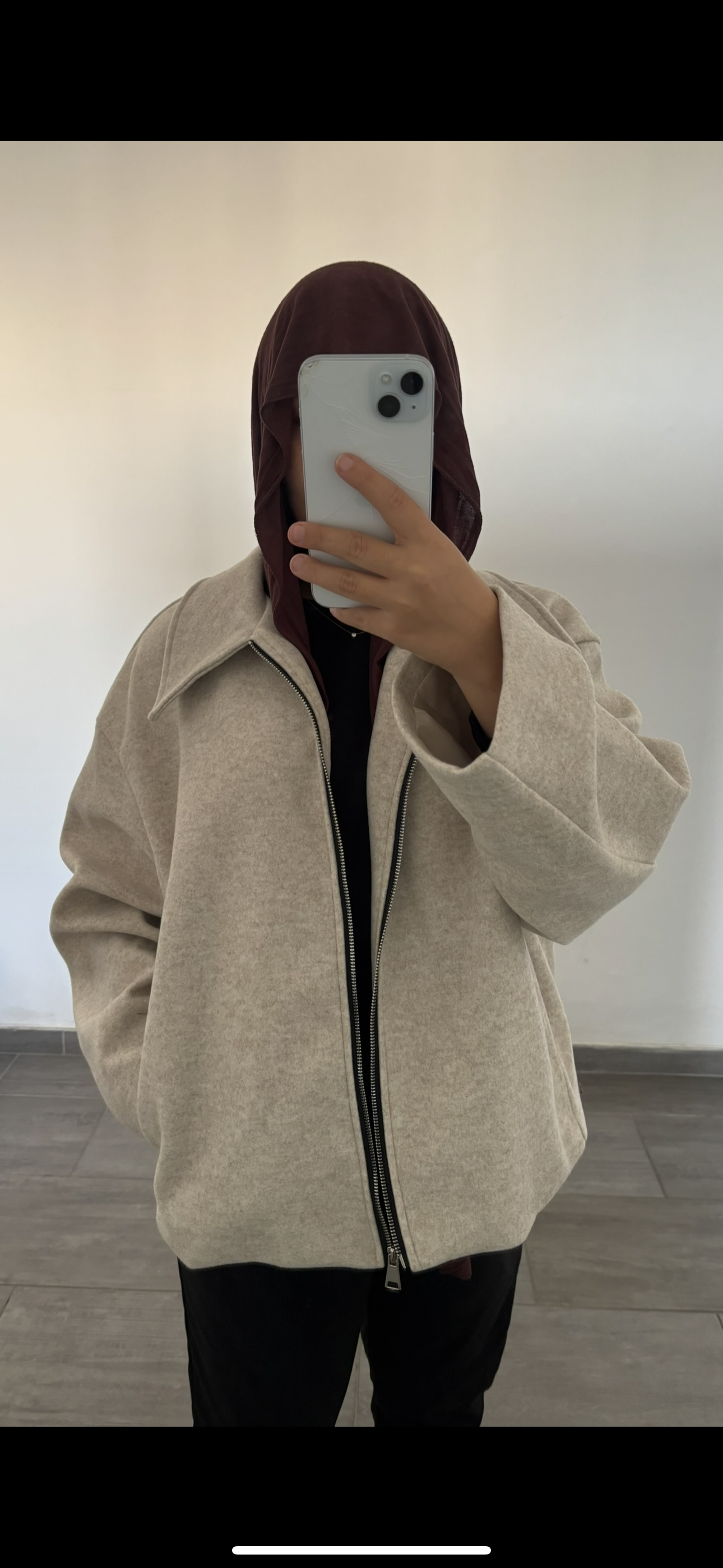 veste coupe vent beige