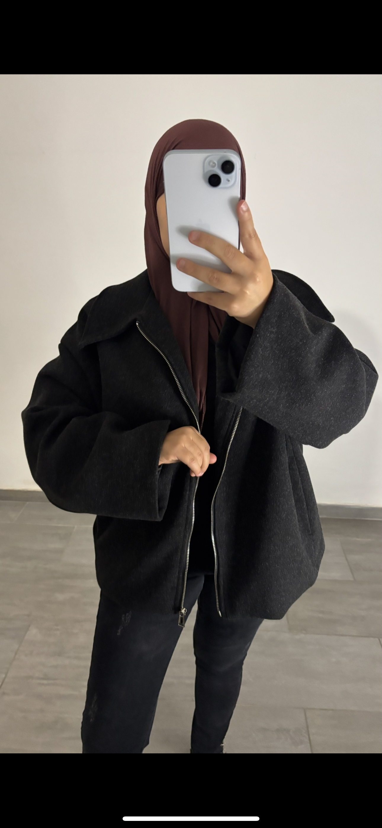 veste coupe vent noir