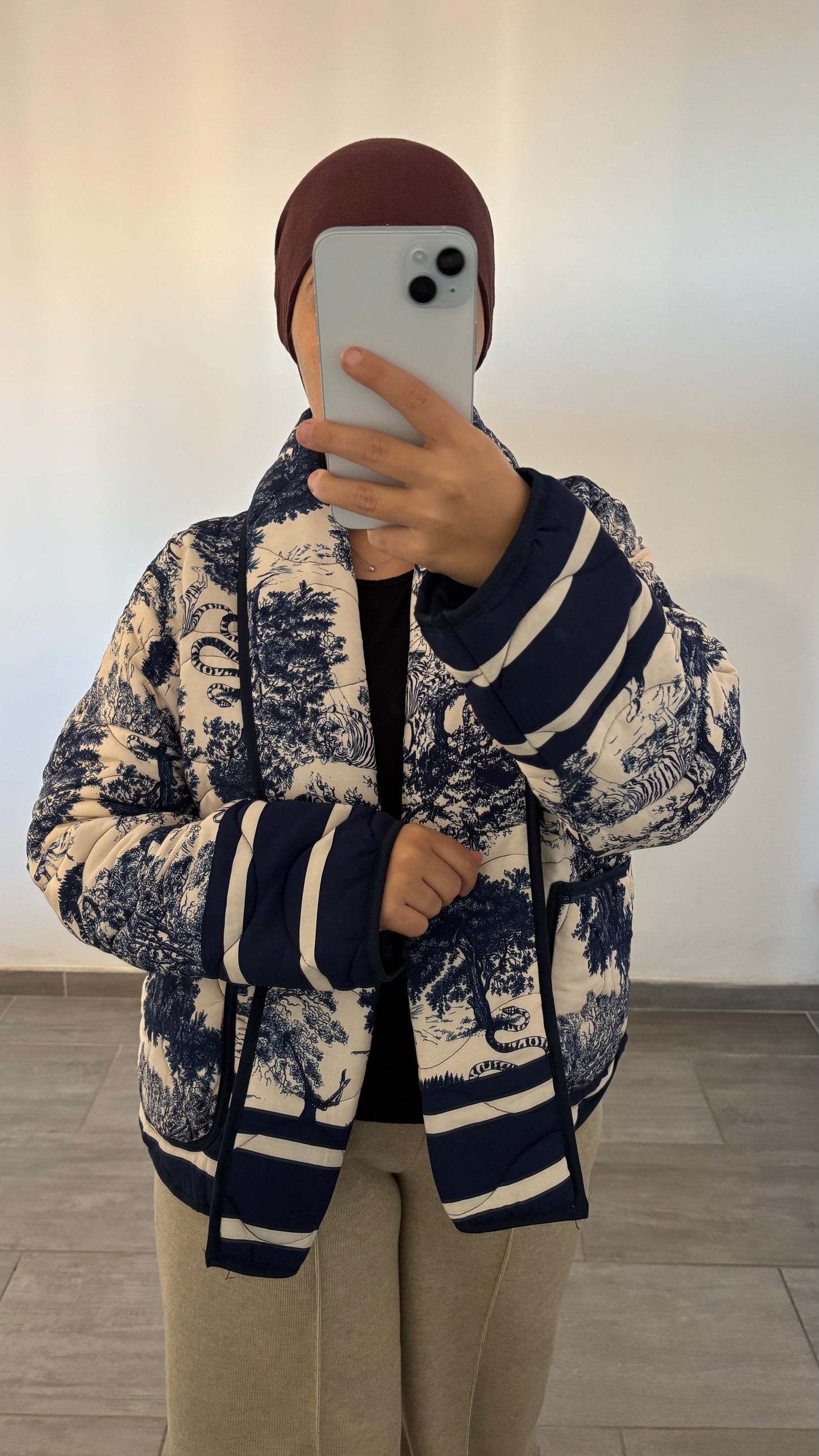 Veste dupe zara bleu