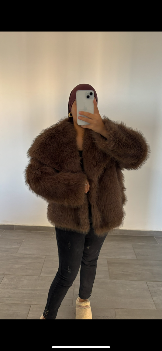 Fourrure chocolat