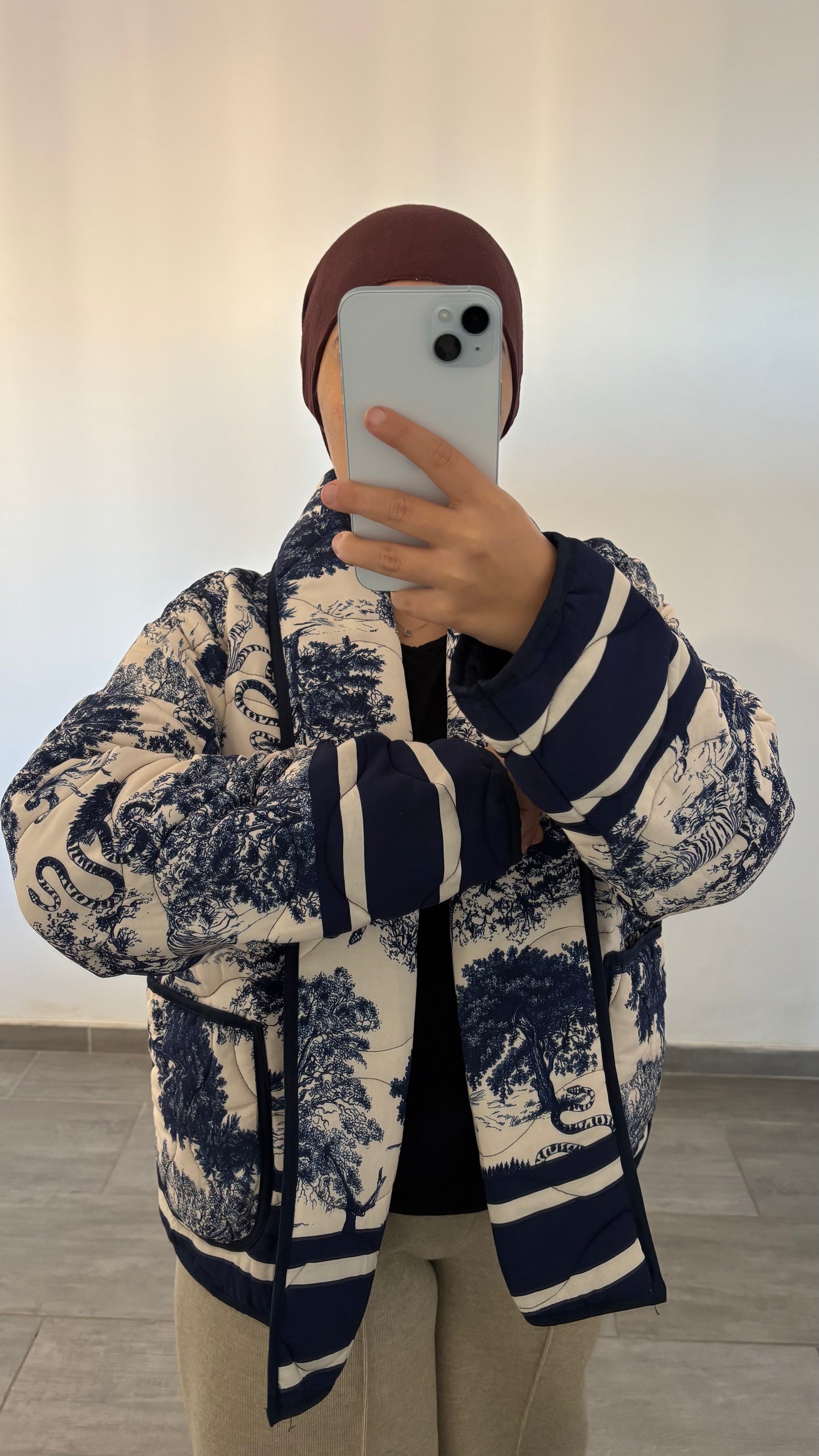 Veste dupe zara bleu