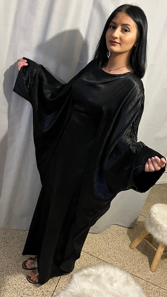 Robe cintré pailleté noir
