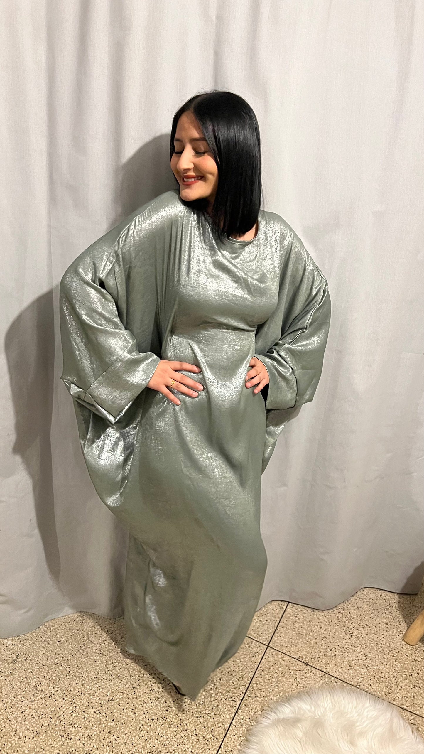 Robe cintrée à pailleté